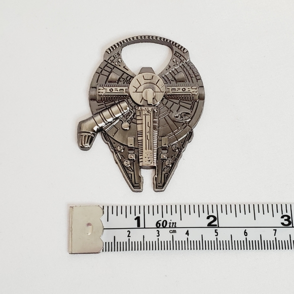 Rebel Alliance Star Wars Millenium Falcon Metal Bottle Opener - Picture 3 of 4